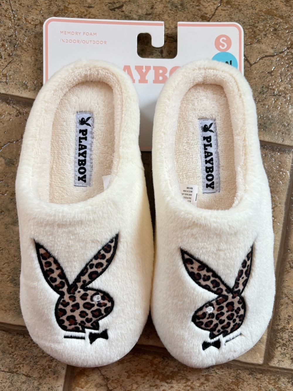 NWT PLAYBOY Slippers sz S 5/6